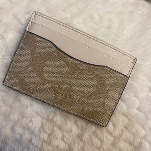 Coach mini card holder
